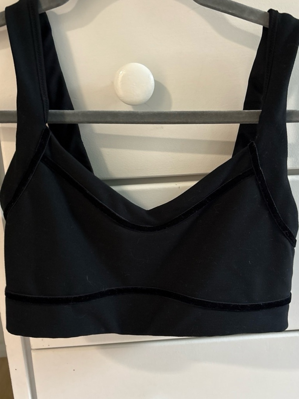 Abercrombie & Fitch Black Seamless Sports Bralette
